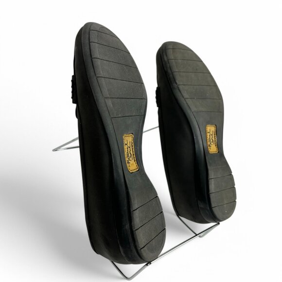 Natural Soul Naturalizer Black Loafers Size 8M Generous Preppy Office - Picture 13 of 14